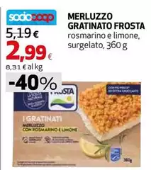 Frosta - Merluzzo Gratinato Frosta - Merluzzo Gratinato