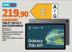 Samsung - Tablet Tab A11+ Smx230nzarreu E Samsung - Tablet Tab A11+ Smx230nzarreu E