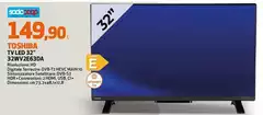 Toshiba - Tv Led 32" 32w V2e63d3a