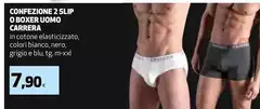 Carrera - Confezione 2 Slip O Boxer Uomo