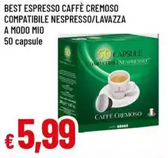 Caffè trombetta - Batiettiere Compatibile Nespresso/Lavazza A Modo Mio