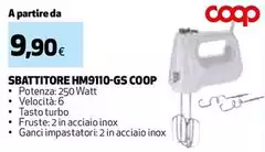 Coop - Sbattitore Hm9110-gs