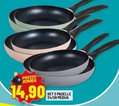 Set 2 Padelle 24/28 Mediua Set 2 Padelle 24/28 Mediua