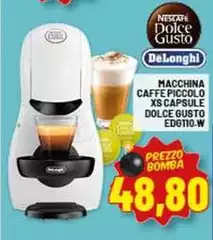 De Longhi - Macchina Caffe Piccolo Xs Capsule Dolce Gusto