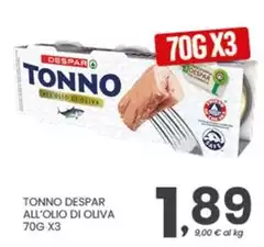 Despar - Tonno All'Olio Di Oliva