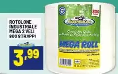 Mega - Rotolone Industriale 2 Veli 800 Strappi Mega - Rotolone Industriale 2 Veli 800 Strappi