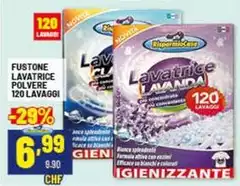 Lavatrice Polvere 120 Lavaggi