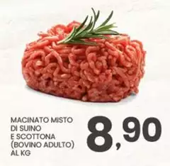 Macinato Misto Di Suino E Scottona (Bovino Adulto)