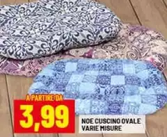 Noe - Cuscino Ovale
