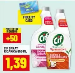 Cif - Spray Ricarica Cif - Spray Ricarica