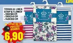 Linea - Tovaglia  Strip & Flower