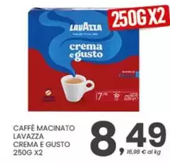 Lavazza - Caffè Macinato Crema E Gusto