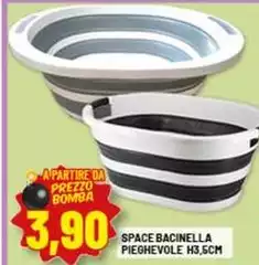 Space Bacinella Pieghevole H3.5cm Space Bacinella Pieghevole H3.5cm