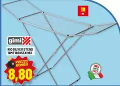 Gimi - Rio Silver Stend 18mt180x55xh93 Gimi - Rio Silver Stend 18mt180x55xh93