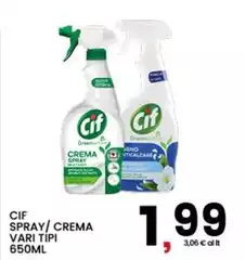 Cif - Spray/Crema Cif - Spray/Crema