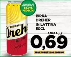 Dreher - Birra In Lattina