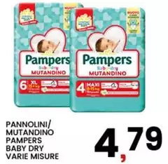 Pampers - Pannolini/ Mutandino Baby Dry