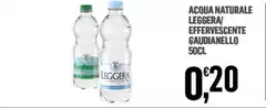 Leggera - Acqua Naturale Effervescente