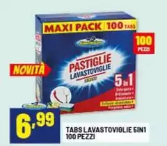 Maxi - Tabs Lavastoviglie 5in 1 100 Pezzi