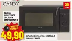 Candy - Forno Microonde 20L700W CHW20SMW-B Candy - Forno Microonde 20L700W CHW20SMW-B