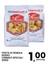 Russo - Pasta Di Semola Formati Speciali Russo - Pasta Di Semola Formati Speciali