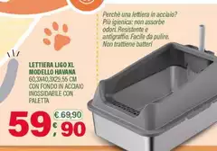 Lettiera Ligo Xl Modello Havana