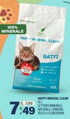 Happy Mineral Clean - Lettiera Minerale