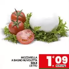 Sole - Mozzarella A Bagno Nuvoletta
