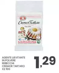 Rebecchi - Agente Lievitante In Polvere  Cremor Tartaro