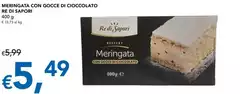 Re di sapori - Meringata Con Gocce Di Cioccolato