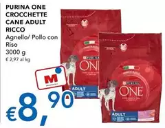 Purina - One Crocchette Cane Adult Ricco