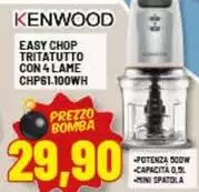 Kenwood - Easy Chop Tritatutto Con 4 Lame Chp61-100wh