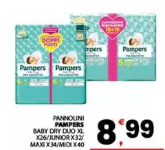 Pampers - Pannolini Baby Dry Duo Xl