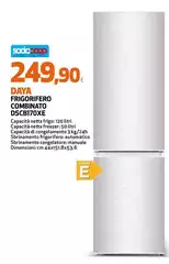 Daya - Frigorifero Combinato DSCB170XE Daya - Frigorifero Combinato DSCB170XE
