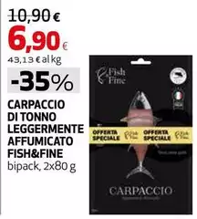 Fish & fine - Carpaccio Di Tonno Leggermente Affumicato
