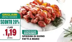 Spiedini Di Suino Fatti A Mano