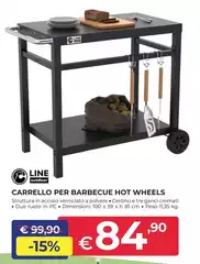C Line - Carrello Per Barbecue Hot Wheels C Line - Carrello Per Barbecue Hot Wheels