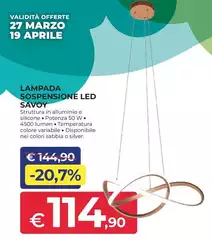 Lampada Sospensione Led Savoy