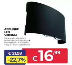 Applique Led Virginia