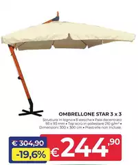 Ombrellone Star 3 X 3 Ombrellone Star 3 X 3