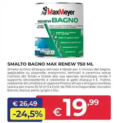 Max Meyer - Smalto Bagno Renew 750 Ml Max Meyer - Smalto Bagno Renew 750 Ml