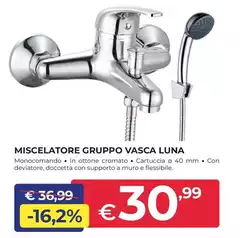 Miscelatore Gruppo Vasca Luna