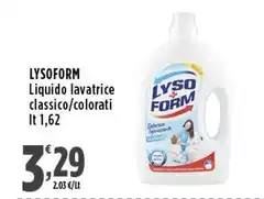 Lysoform - Liquido Lavatrice Classico/Colorati