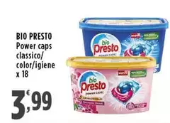 Bio Presto - Power Caps Classico/ Color/ Igiene