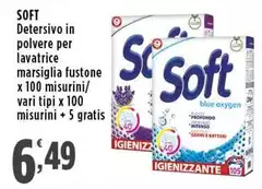 Soft - Detersivo In Polvere Per Lavatrice Marsiglia Fustone/Missurini/Misinizzante/Misinizzante/Spf