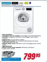 Facile - WOQZ4G6IT Asciugatrice Libera Installazione Caricamento