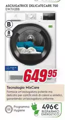 Asciugatrice Delicatecare 700 Ew7h28b