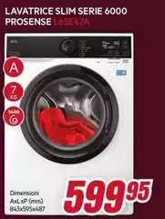 Miele - Lavatrice Slim 6000 Prosense