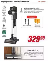 Luce - Aspirapolvere CordZero Senza Fili A9K-CORE35