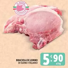 Braciola Di Lombo Di Suino Italiano Braciola Di Lombo Di Suino Italiano